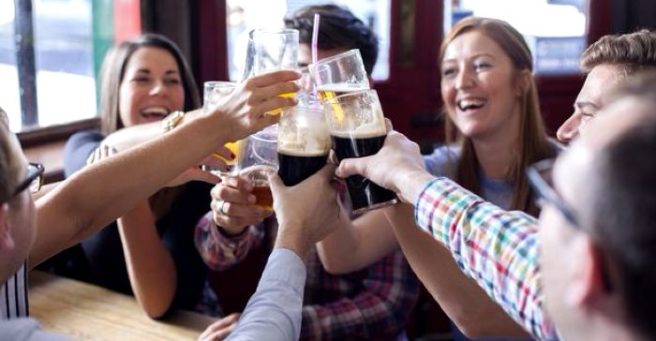 So, drinking in the local with your mates is actually super beneficial
