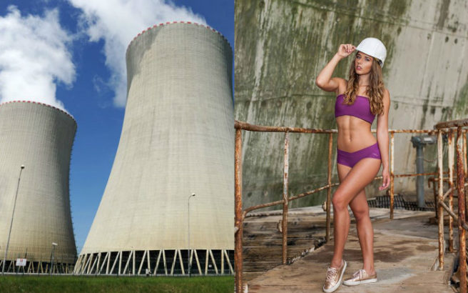 Czech nuclear power plant uses bikini competition to recruit interns