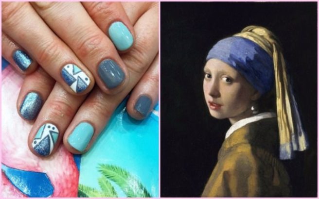 Works of nail art: Tropical Popical is working with the National Gallery
