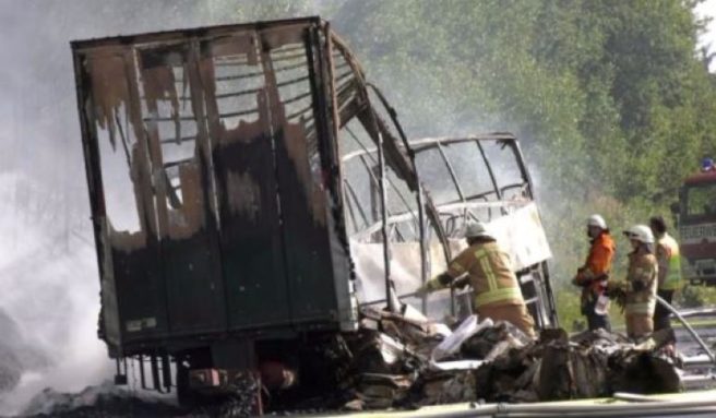 ‘Numerous people lost their lives’ Coach and lorry collide in Germany