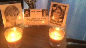 Lad goes viral by creating Princess Diana shrine in mate’s bedroom
