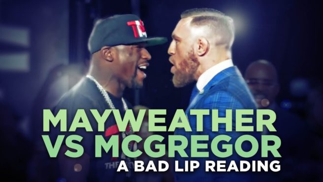 Bad Lip Reading take on McGregor v Mayweather and it’s pure GOLD