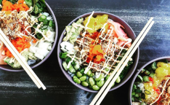 These beautiful poké bowls are giving us major dinner inspiration