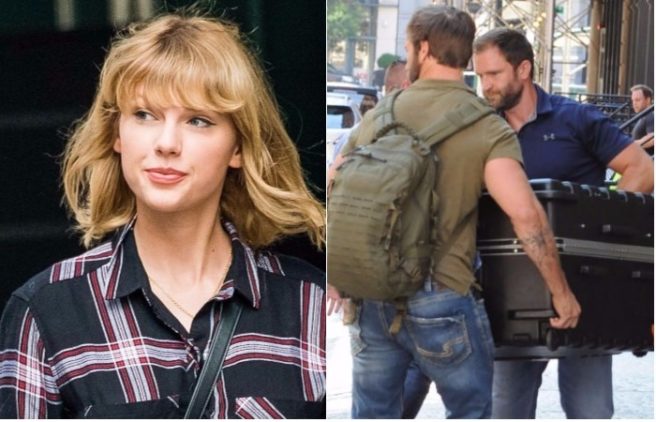 So, Taylor Swift was probably not transported in giant a suitcase